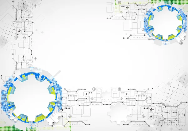 Abstracte technologische achtergrond — Stockvector
