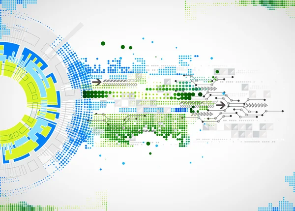 Contesto tecnologico astratto — Vettoriale Stock