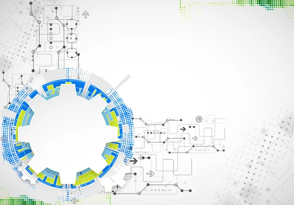Abstracte technologische achtergrond — Stockvector