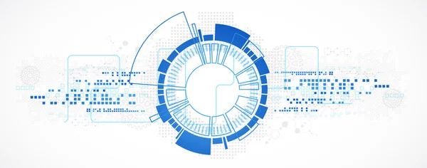 Abstrakt videnskabelig teknologi baggrund – Stock-vektor