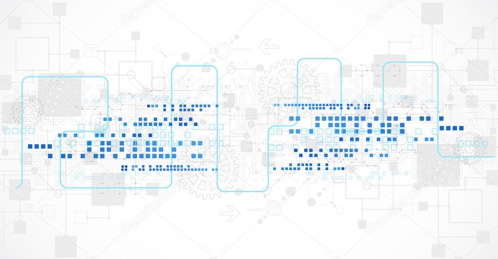 Abstract scientific technology background