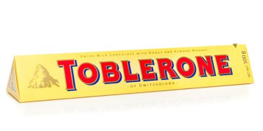 Bir bar Toblerone süt cocolate