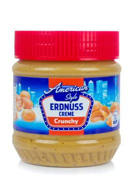 Alman fıstık ezmesi bir kavanoz