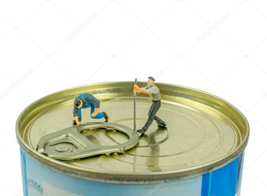 Opening a Tin Can of Food