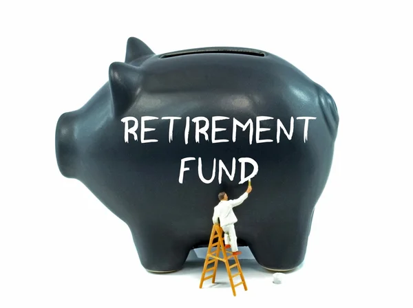 Piggy Bank for Retirement Fund — Fotografia de Stock