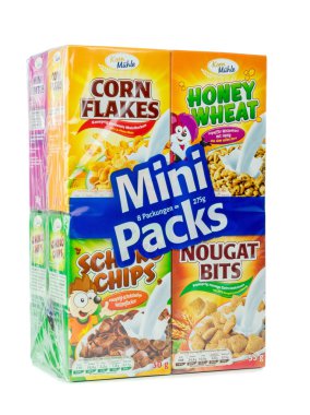 Multi-pack of Mini Cereals clipart