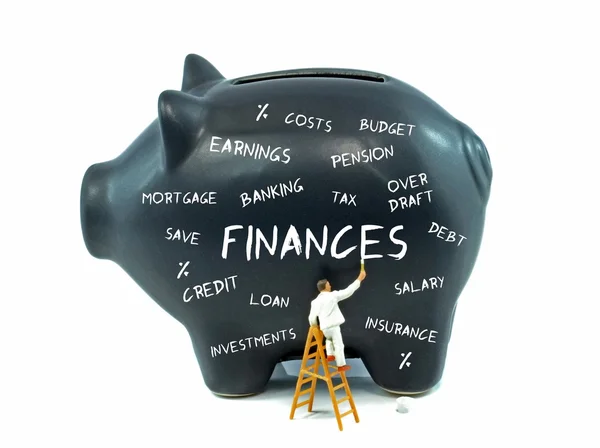 Finacial Concept Piggy Bank — Stock Photo, Image