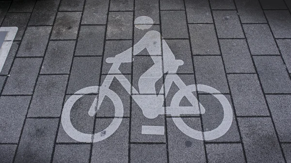 Bicycle sign — Stock Photo, Image