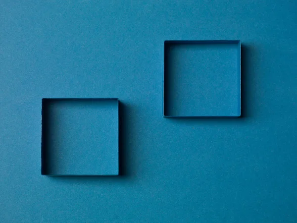 Detail Blue Paper Square Royalty Free Stock Photos