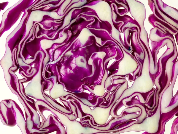 Scheibe Rotkohl — Stockfoto