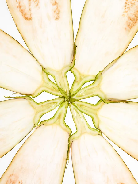 Ακατέργαστη μελιτζάνα λουλούδι — Φωτογραφία Αρχείου