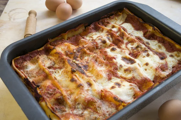 Teglia di lasagne — Foto Stock