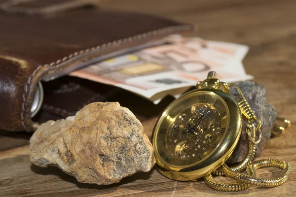 Tijd en geld — Stockfoto