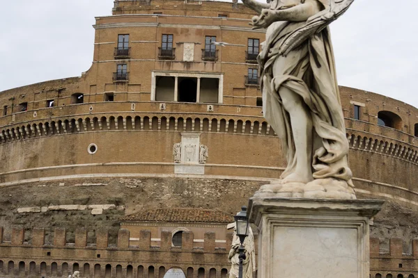 Dettaglio del Castello Sant'Angelo di Roma — Foto Stock