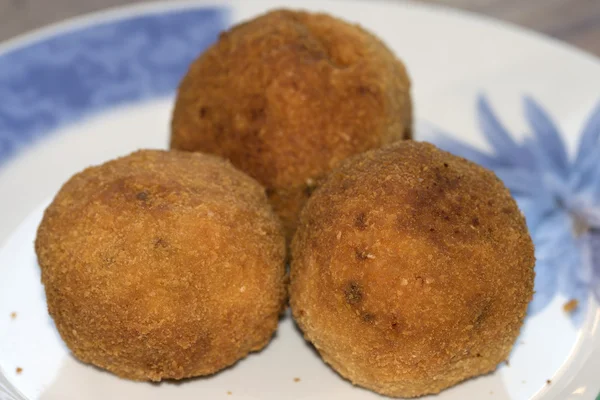 Sicilian arancino — Stock Photo, Image