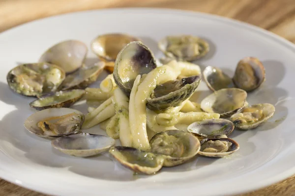 Macaroni in de kokkels — Stockfoto