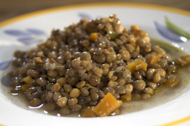 haşlanmış mercimek