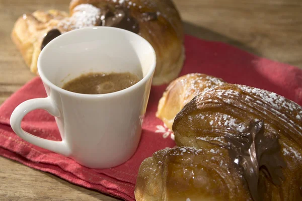 Italian breakfast — Stock Photo, Image