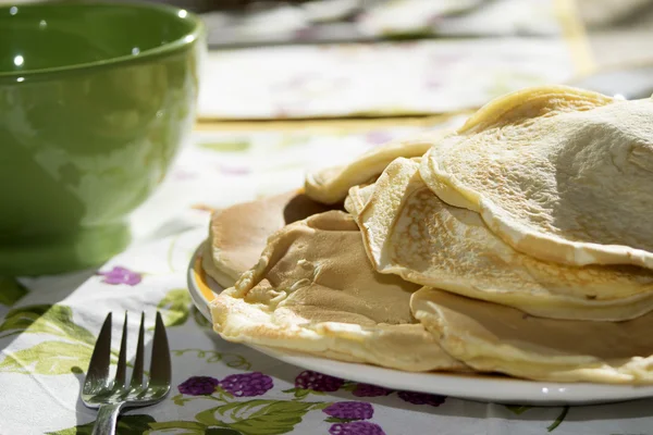 Gebratene Pfannkuchen — Stockfoto