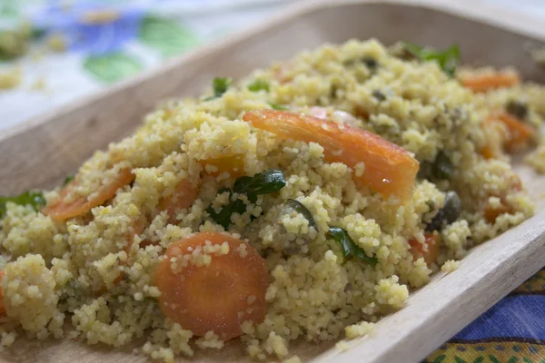 Couscous met groenten — Stockfoto