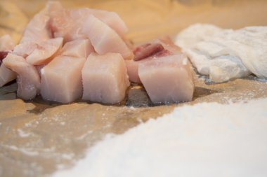 lokma yemek için kılıç balığı