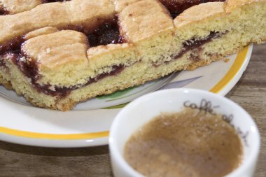 reçel tart ve kahve