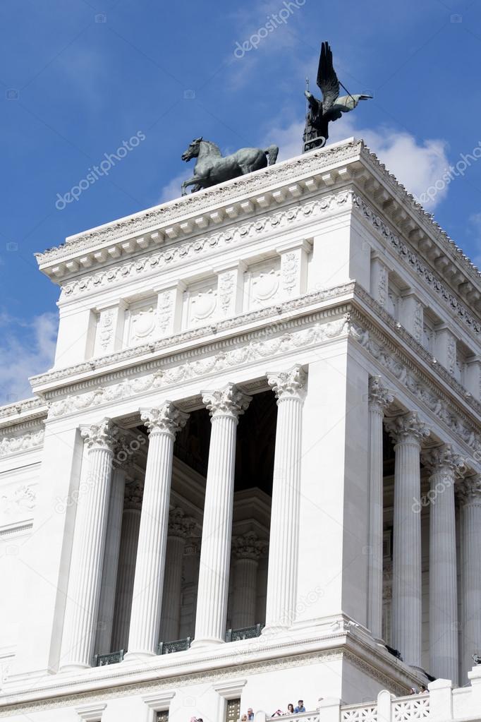 detail of the Vittoriano inRome