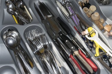 çatal bıçak takımları tepsi