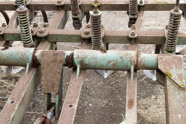 Gears of agricultural machinery — Stock Photo, Image