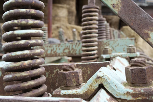 Gears of agricultural machinery — Stock Photo, Image