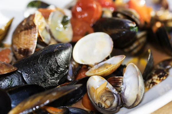 Sauce for pasta allo scoglio — Stockfoto