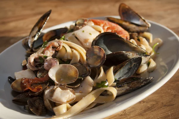 Pasta allo scoglio — Stockfoto