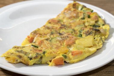 sebzeli omlet