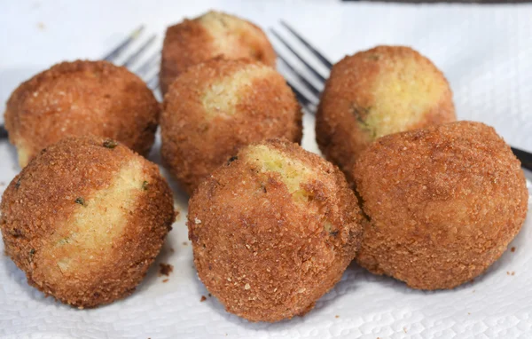 Fried fish balls — Stock Photo, Image