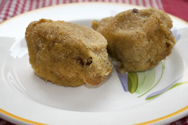 Pechuga de pollo empanada —  Fotos de Stock