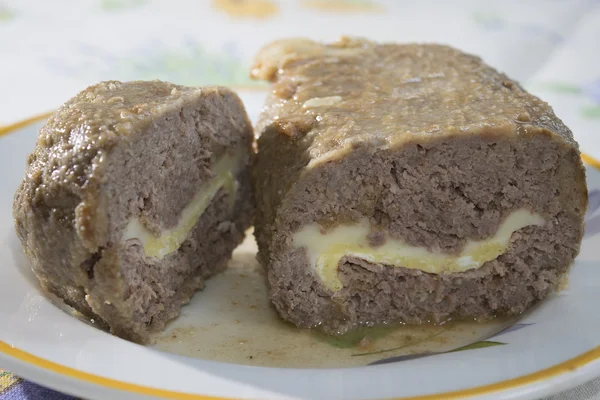 Stuffed meat loaf — Stock Photo, Image