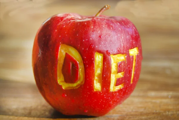 Apple and healthy diet — Stock Photo, Image