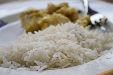 Basmati pilav tavuk ile