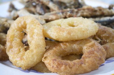 karışık kızartma balık 