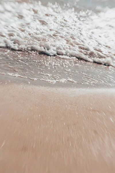 Odaklanamayan Deniz Kıyısı Kalp Şeklindeki Diyaframla Çekilmiş — Stok fotoğraf