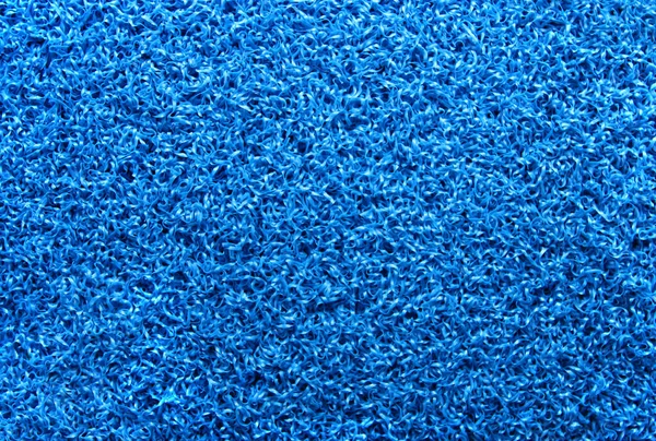 Azul Grama Artificial Textura Fundo — Fotografia de Stock