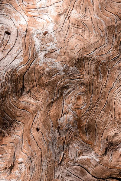 Natürlicher Holz Hintergrund Altes Rissiges Holz — Stockfoto