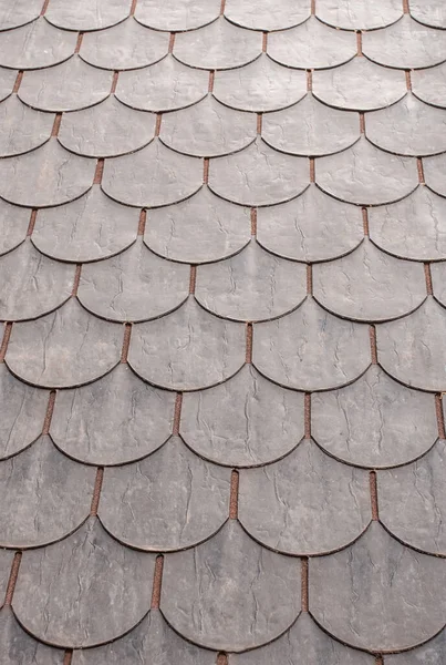 Roof Tiles Pattern Shape Fish Scales — Stock Photo, Image