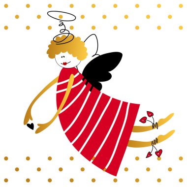 melek - vektör çizim