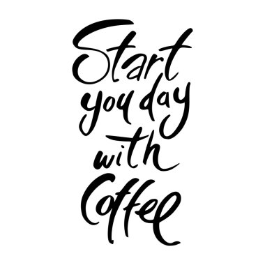 kahve ile güne başlayın