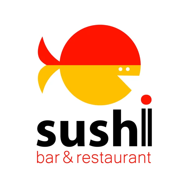 Sushi bar restaurant — Stock Vector