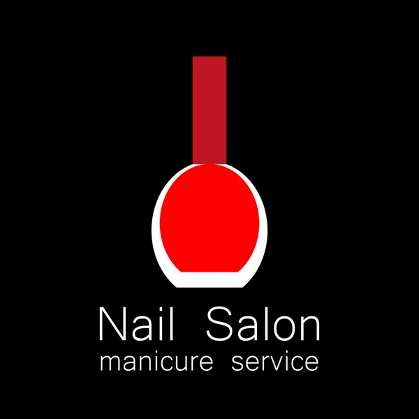 Nail salon manicure — Stock Vector
