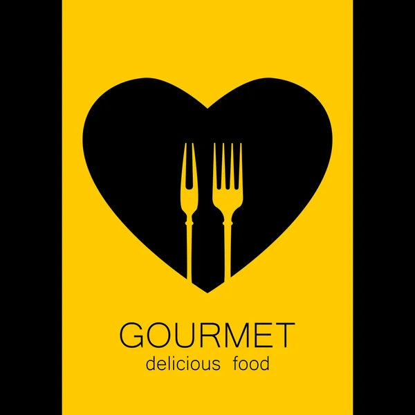 Gourmet delicious food — Stock Vector