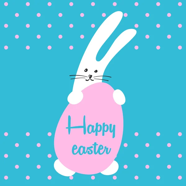 Lapin heureux Pâques — Image vectorielle