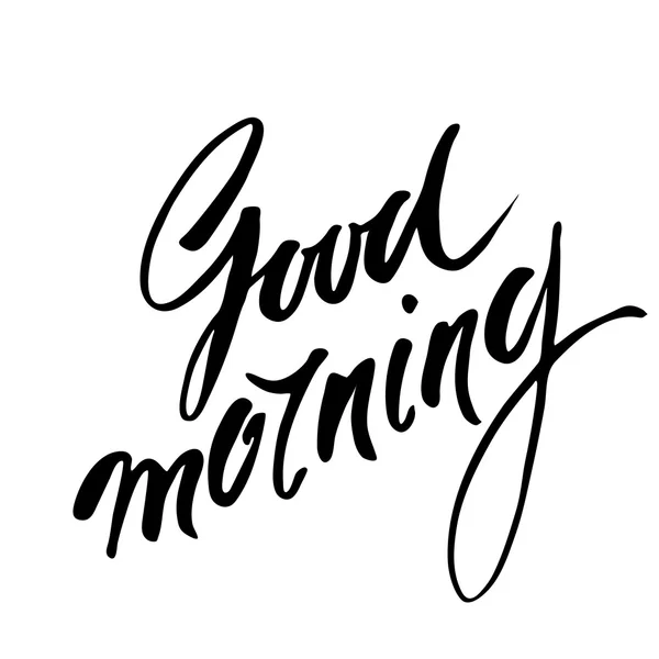 Good morning text Stock Vector Image by ©antoshkaforever #106639116